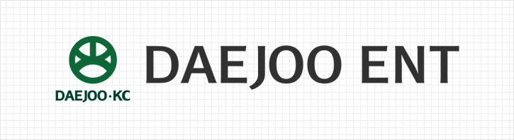 대주이엔티 영문 로고 이미지